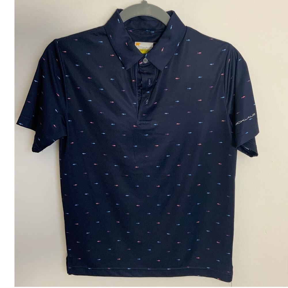 Nicklaus Boys Fish‎ Polo boys size 10-12